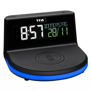 Будилник с температура и безжична зарядна станция "CHARGE-IT WIRELESS" /Арт.№ 60.2028.01