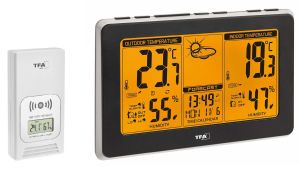 MONDO - Безжична метеостанция, с външен ТН датчик  и подсветка / Арт.№35.1151.01