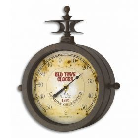 Стенен часовник и термометър  "Носталгия"/ арт.№ 60.3011